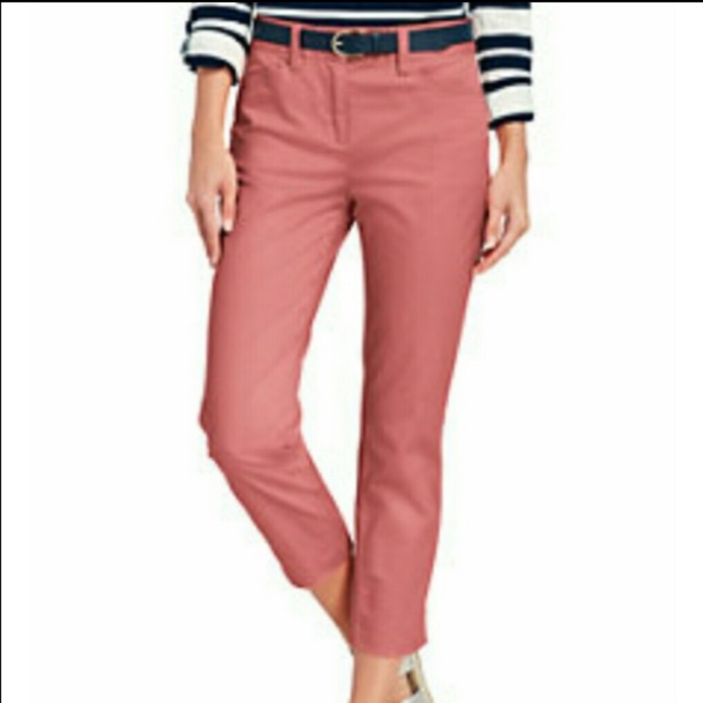 Peach Cropped Pants